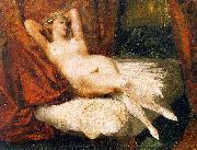 Female Nude Reclining on a Divan, Eugene Delacroix